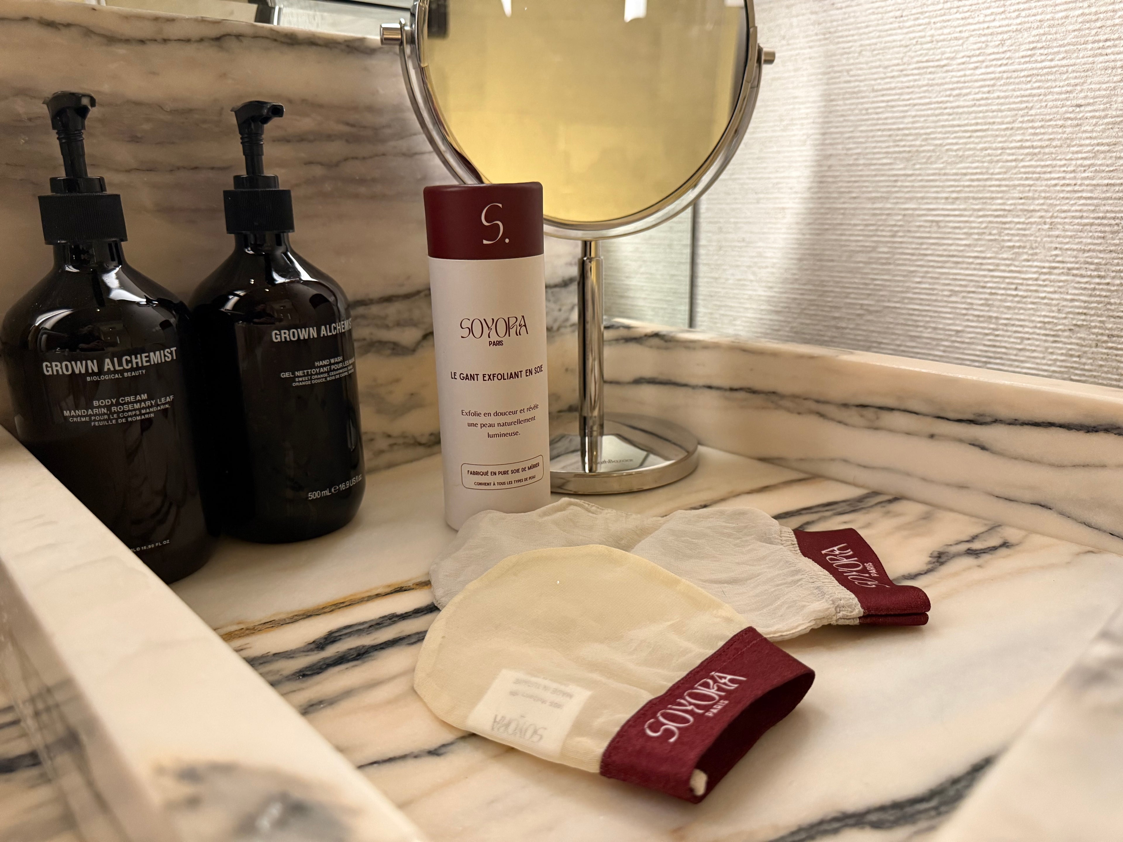 Duo gant exfoliant — Corps et Visage